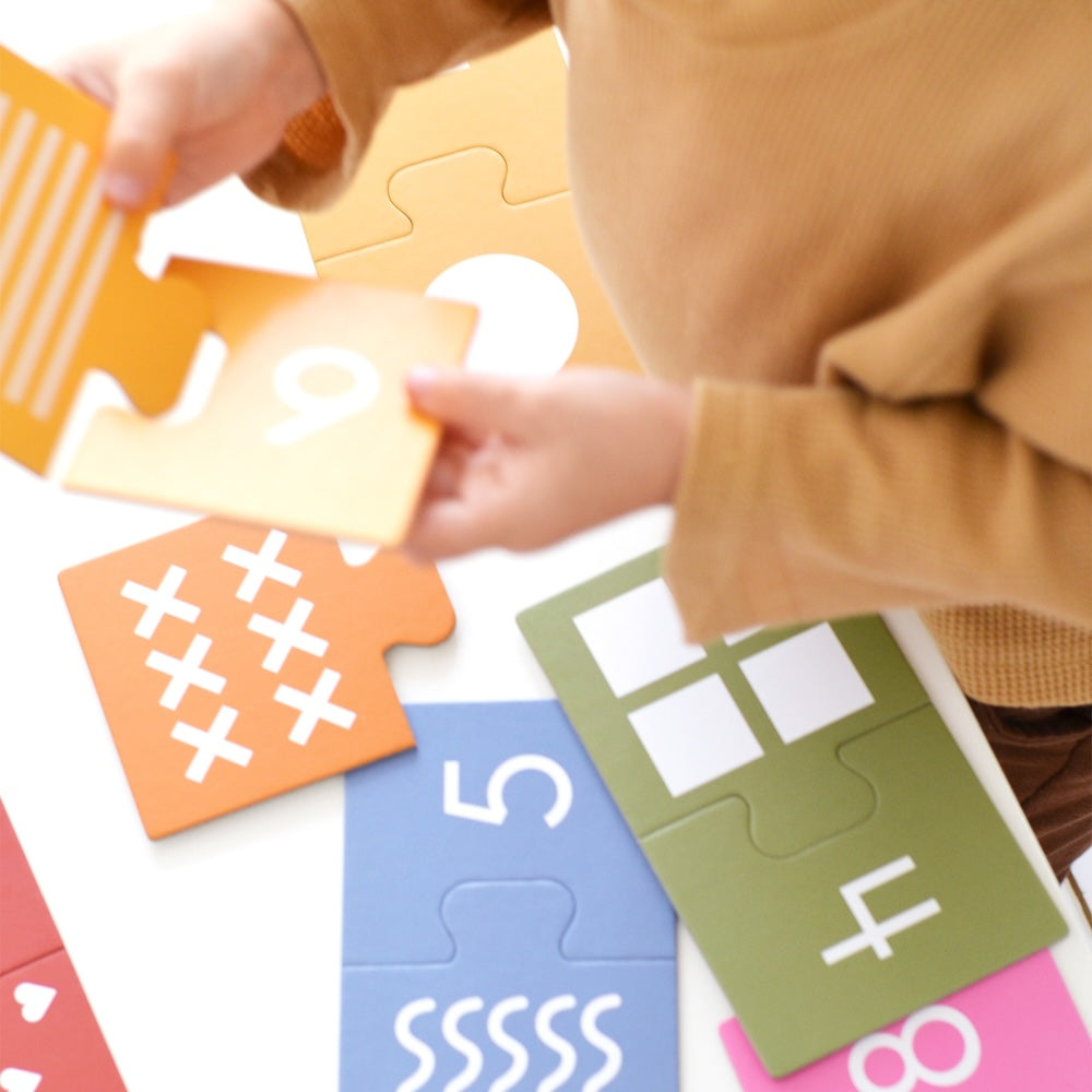 Puzzle Numbers and shapes â Kolorky